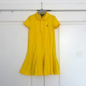 Yellow Ralph Lauren Collared Tennis Dress